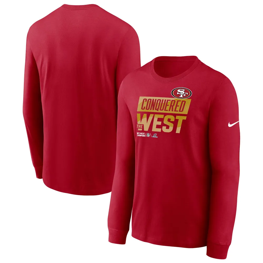 Lids San Francisco 49ers Nike 2022 NFC West Division Champions Locker Room  Trophy Collection Long Sleeve T-Shirt - Scarlet