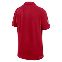 Men's Nike Scarlet San Francisco 49ers 2024/25 Sideline Performance Polo