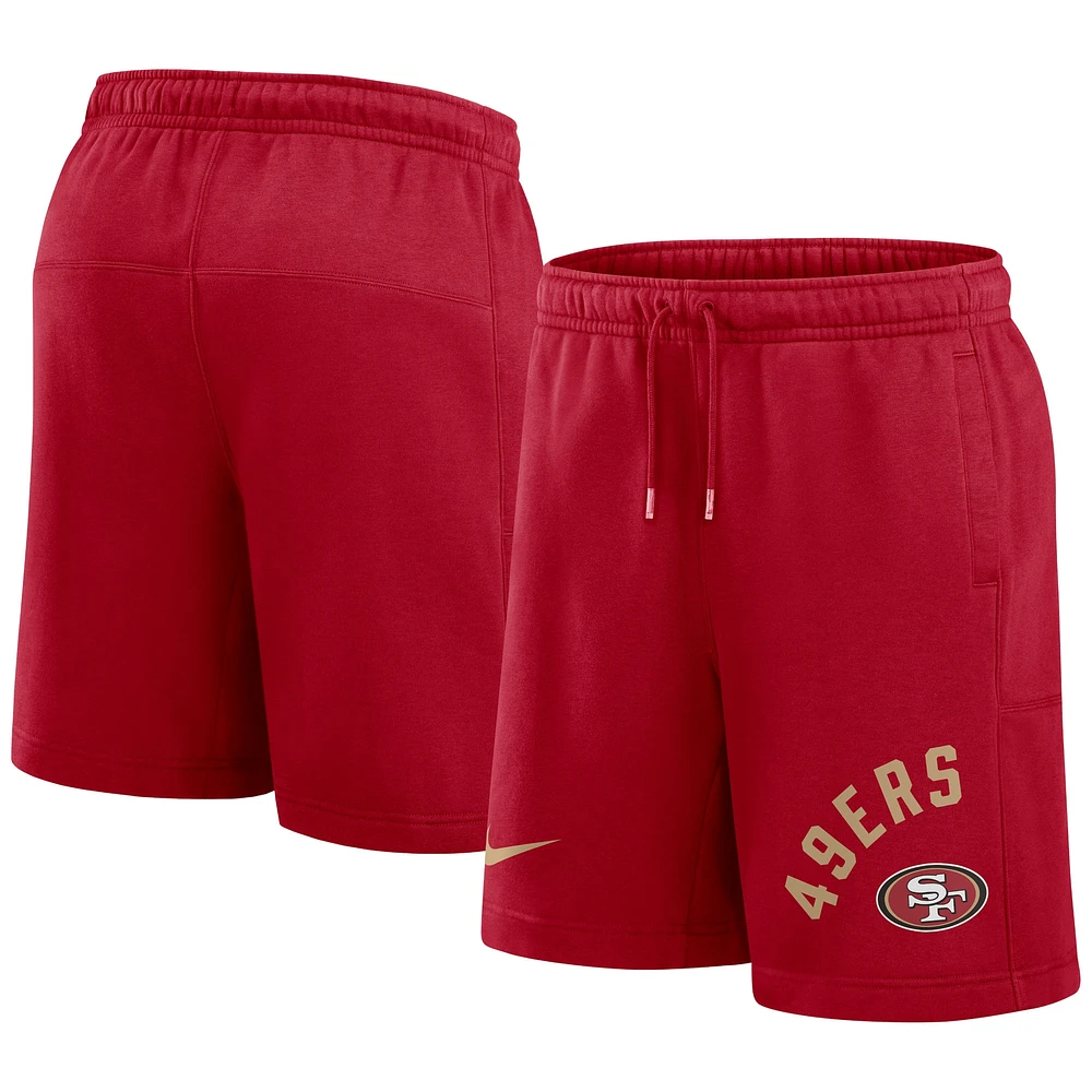 Men's Nike Scarlet San Francisco 49ers Arched Kicker Shorts