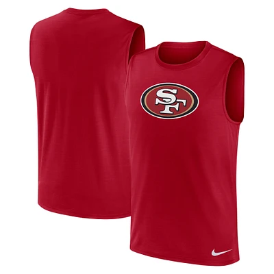Men's Nike Scarlet San Francisco 49ers Blitz Legend Performance Muscle Tank Top