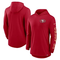 Sweat à capuche Nike Scarlet San Francisco 49ers Blitz pour homme