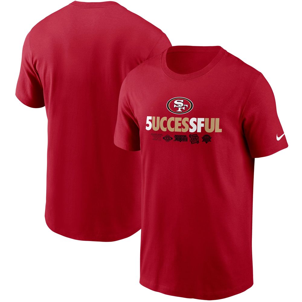 Men's Nike Scarlet San Francisco 49ers Hometown Collection Success T-Shirt