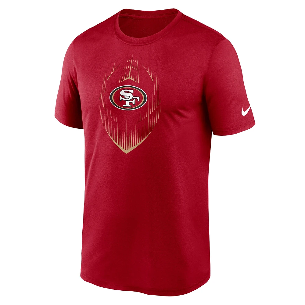 T-shirt Nike Scarlet San Francisco 49ers Primetime Legend Icon Performance pour homme