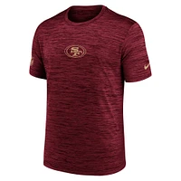 Men's Nike Scarlet San Francisco 49ers Sideline Velocity Performance T-Shirt