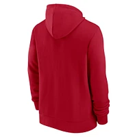 Men's Nike Scarlet San Francisco 49ers Surrey Full-Zip Hoodie