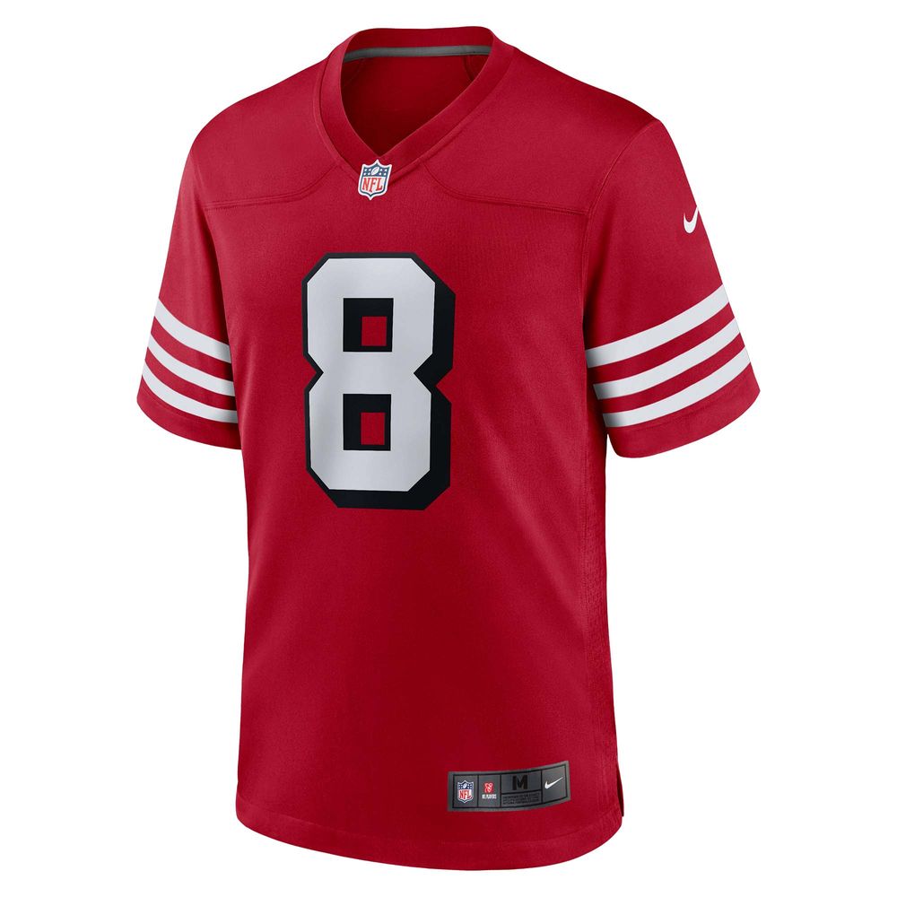 Men's Nike Steve Young Scarlet San Francisco 49ers Retired Alternate Game Jersey