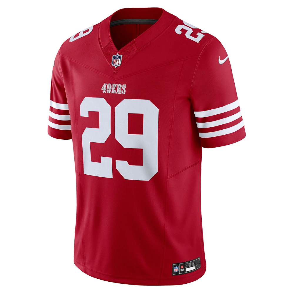 Men's Nike Talanoa Hufanga Scarlet San Francisco 49ers Vapor F.U.S.E. Limited Jersey