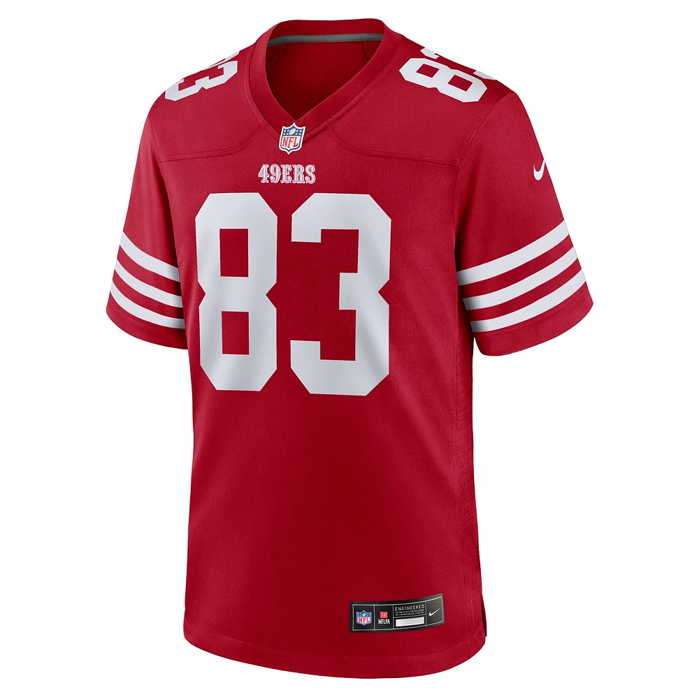 Maillot de match Nike Terique Owens Scarlet des San Francisco 49ers pour homme