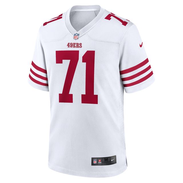 Maillot de match joueur Nike Trent Williams des San Francisco 49ers blanc pour homme