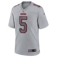 Men's Nike Trey Lance Gray San Francisco 49ers Atmosphere Fashion Game Jersey Size: Medium