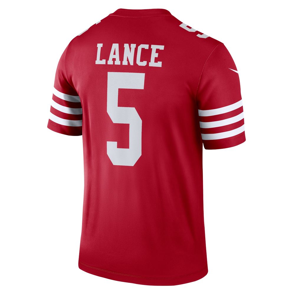 Nike Men's Nike Trey Lance Scarlet San Francisco 49ers Legend Jersey