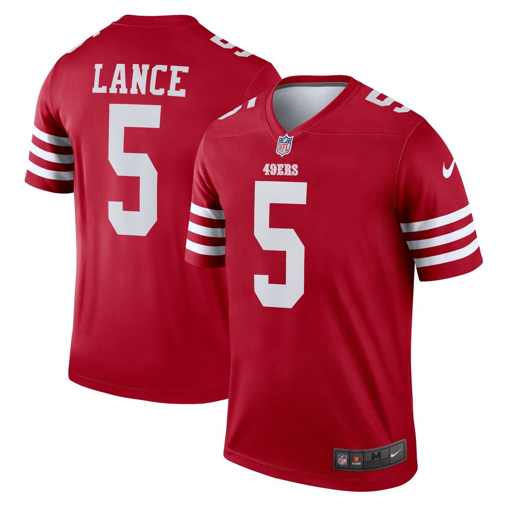 Trey Lance San Francisco 49ers Nike Red Jersey