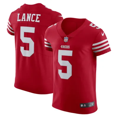 Trey Lance San Francisco 49ers Nike Alternate Vapor Limited Jersey - Scarlet