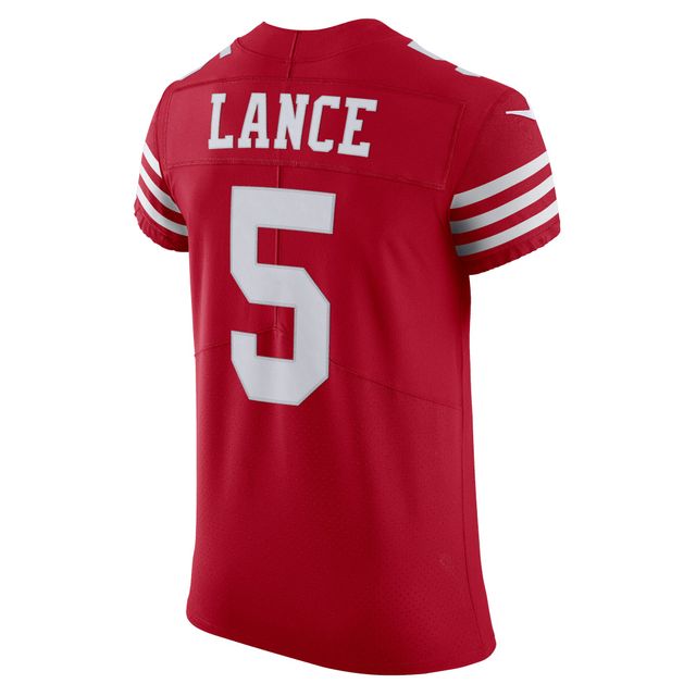 Maillot Nike Trey Lance Scarlet San Francisco 49ers Vapor Elite pour homme