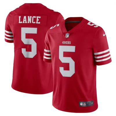 Men's Nike Trey Lance White San Francisco 49ers Player Game Jersey