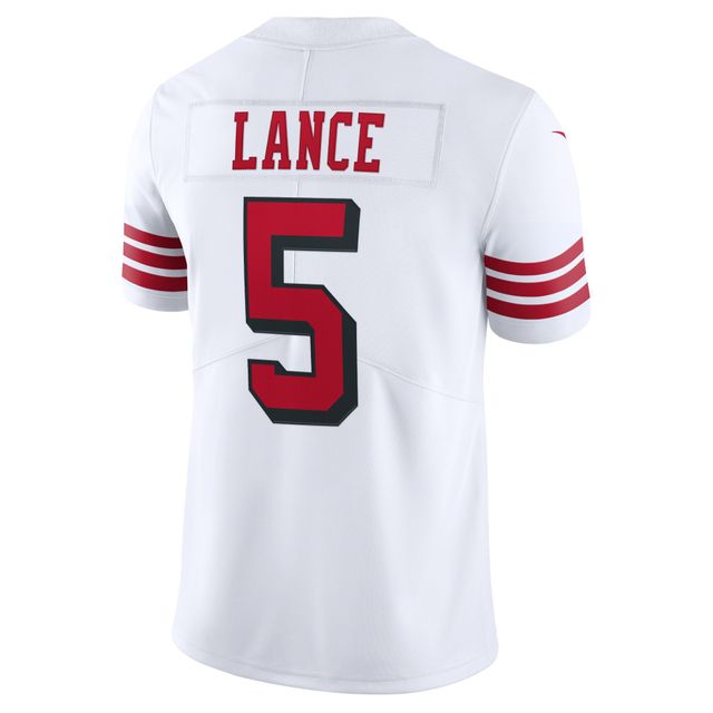 Trey Lance San Francisco 49ers Nike Vapor Elite Jersey - White