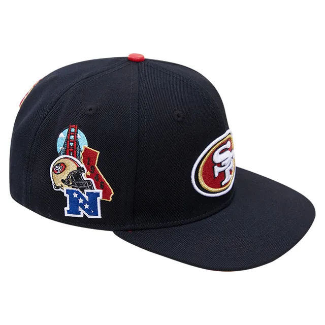 San Francisco 49ers Pro Standard Stars Snapback Hat - Black