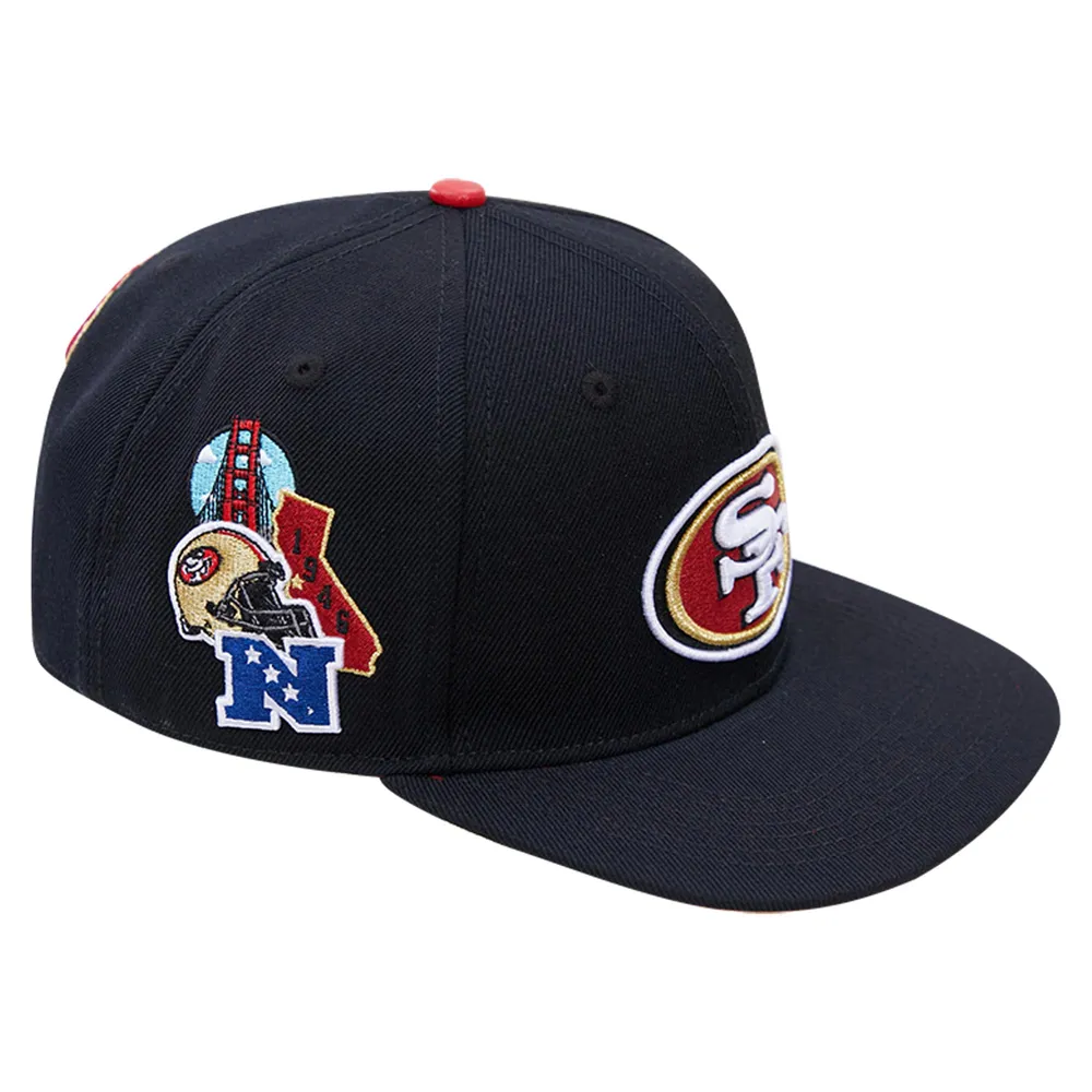 Pro Standard Men's Pro Standard Black San Francisco 49ers Hometown Snapback  Hat