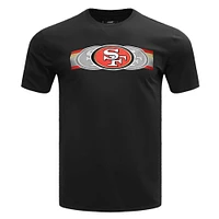 Men's Pro Standard Black San Francisco 49ers Retro Striper T-Shirt