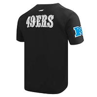Men's Pro Standard Black San Francisco 49ers Retro Striper T-Shirt