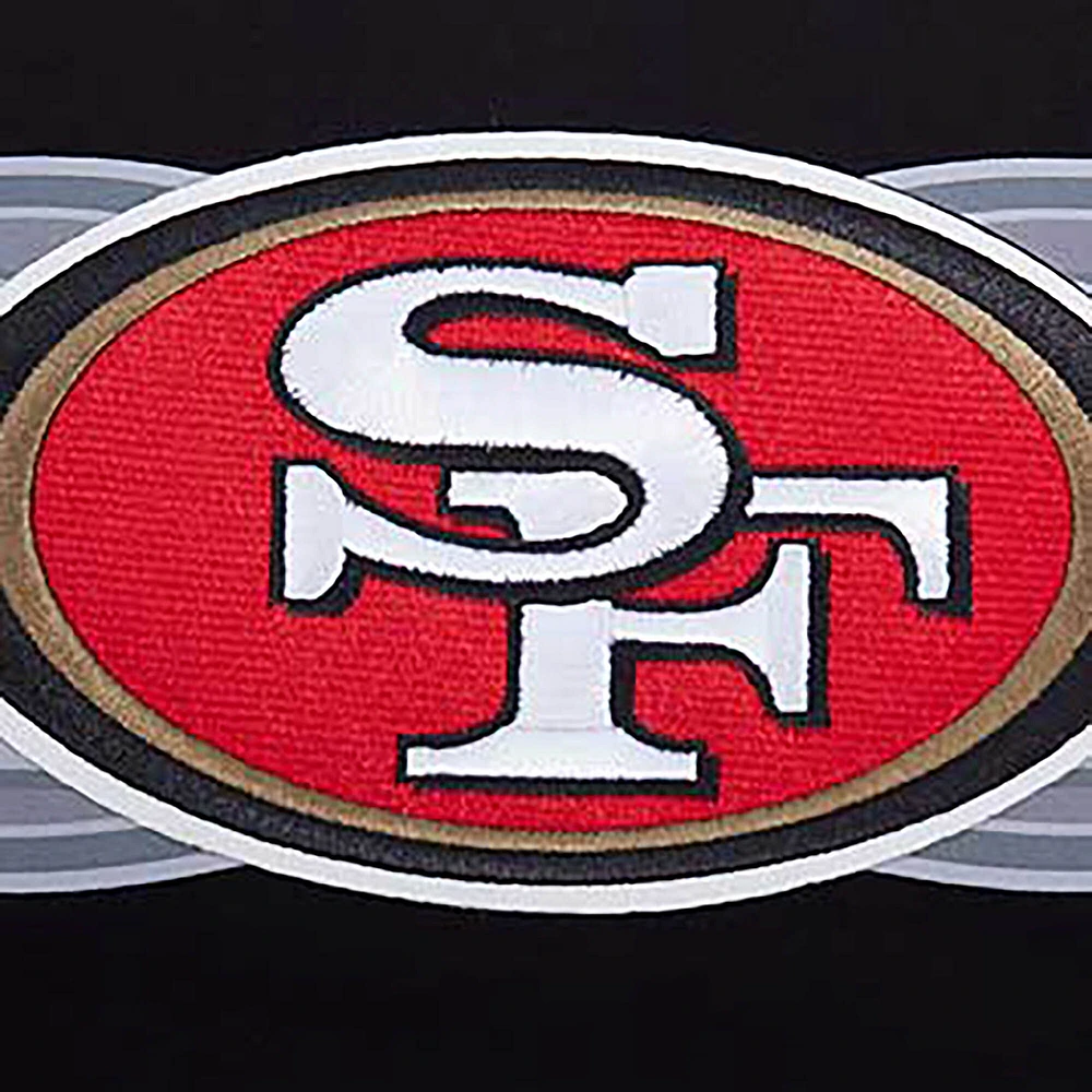 Men's Pro Standard Black San Francisco 49ers Retro Striper T-Shirt