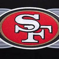 Men's Pro Standard Black San Francisco 49ers Retro Striper T-Shirt