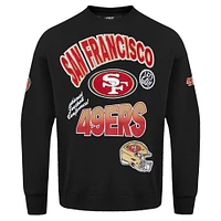 Sweat-shirt à enfiler épaules tombantes Turn It Up Pro Standard pour homme, noir, San Francisco 49ers