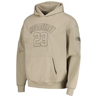 Sweat à capuche Pro Standard pour hommes Christian McCaffrey Tan San Francisco 49ers Nom et numéro du joueur