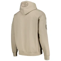 Sweat à capuche Pro Standard pour hommes Christian McCaffrey Tan San Francisco 49ers Nom et numéro du joueur