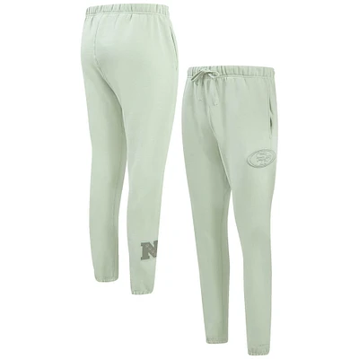 Pantalon de survêtement en polaire neutre Pro Standard vert clair San Francisco 49ers pour hommes