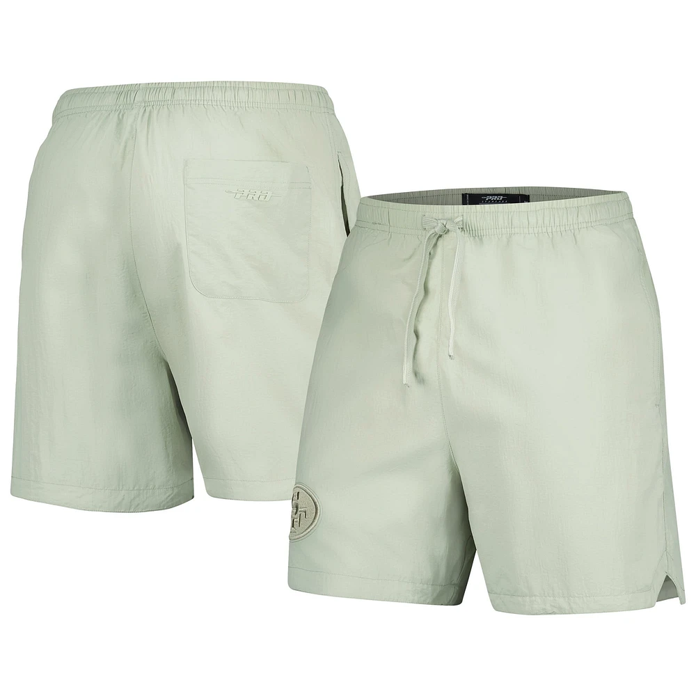 Men's Pro Standard  Light Green San Francisco 49ers Neutrals 2.0 Woven Shorts