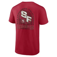 Profile Scarlet San Francisco 49ers Big & Tall - T-shirt recto-verso pour homme