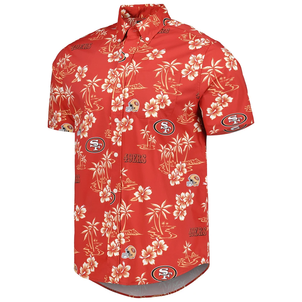 Chemise boutonnée Reyn Spooner Scarlet San Francisco 49ers Kekai pour homme