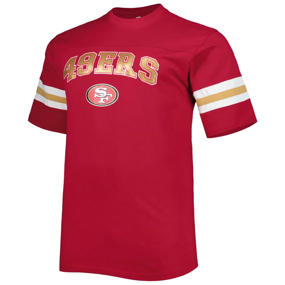 Fanatics Branded Men's Scarlet San Francisco 49ers Big & Tall Arm