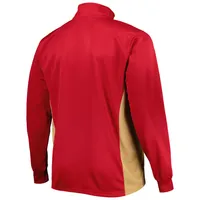 Profile Men's Scarlet San Francisco 49ers Big & Tall Quarter-Zip