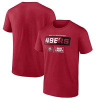 T-shirt Scarlet San Francisco 49ers NFL x Bud Light pour hommes