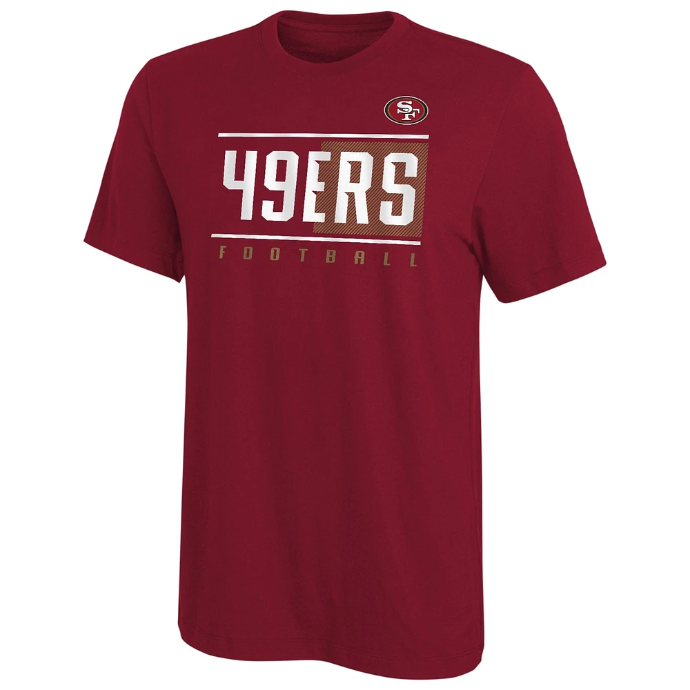 T-shirt pour homme avec logo Scarlet San Francisco 49ers