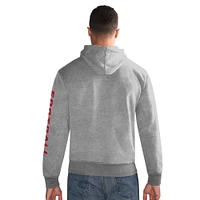Men's Starter Heather Gray San Francisco 49ers Vintage Pullover Hoodie