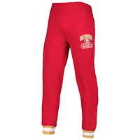 Men's Starter Scarlet San Francisco 49ers Blitz Fleece Jogger Pants