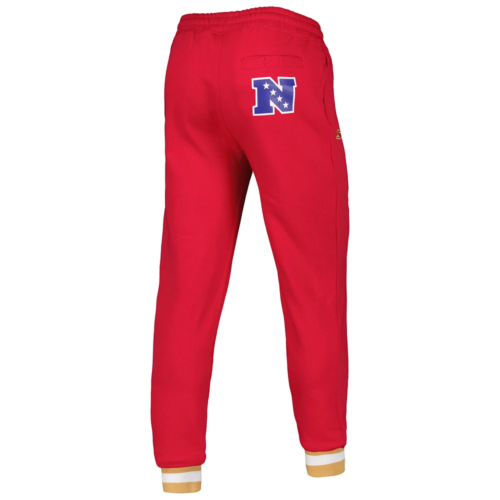 Pantalon de jogging en polaire Starter Scarlet San Francisco 49ers Blitz pour homme