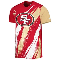 Men's Starter Scarlet San Francisco 49ers Extreme Defender T-Shirt