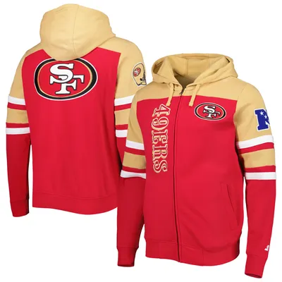 Varsity San Francisco 49ers Scarlet Super Bowl 5X Champions Jacket