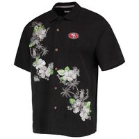 Tommy Bahama Men's Tommy Bahama Black San Francisco 49ers Azule Oasis  Button-Up Shirt