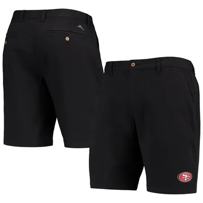 San Francisco 49ers Tommy Bahama Boracay Tri-Blend Shorts - Black