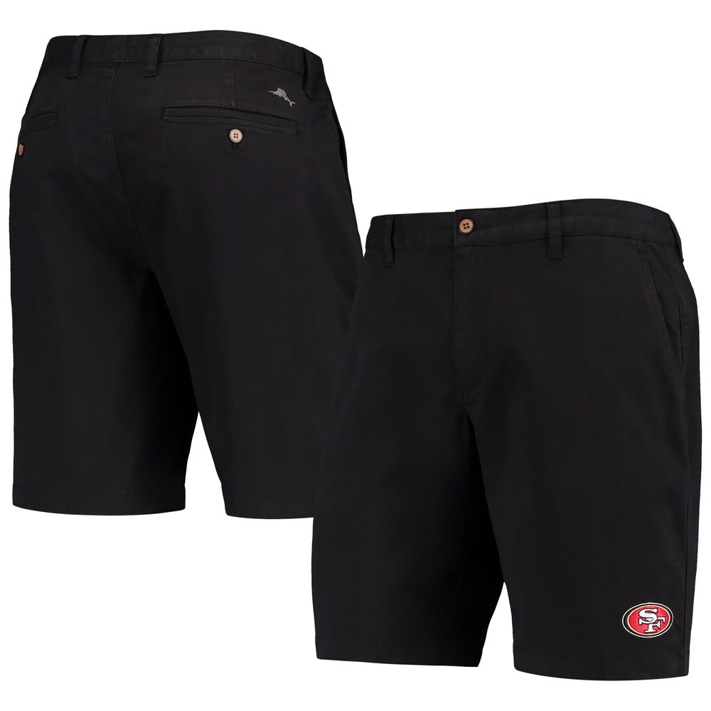 Men's Tommy Bahama Black San Francisco 49ers Boracay Tri-Blend Shorts