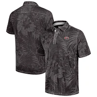 Men's Tommy Bahama  Black San Francisco 49ers Sport Santiago Paradise Polo