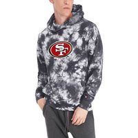 Men's Tommy Hilfiger Black San Francisco 49ers Stanley Tie-Dye - Pullover Hoodie