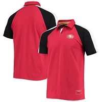 Men's Tommy Hilfiger Scarlet/White San Francisco 49ers Holden Raglan Polo