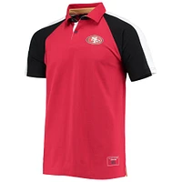 Men's Tommy Hilfiger Scarlet/White San Francisco 49ers Holden Raglan Polo