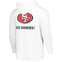 Men's Vineyard Vines White San Francisco 49ers Local Long Sleeve Hoodie T-Shirt